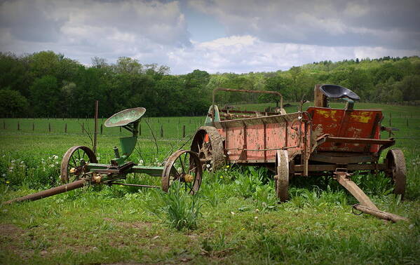 Amish Art Print featuring the photograph Tools of the Trade by Linda Mishler