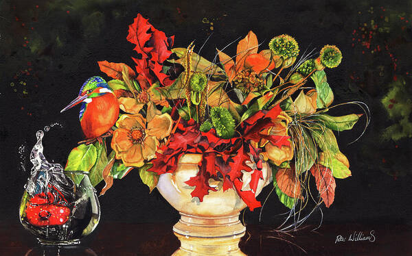 Still Life Art Print featuring the painting A Splash of Colour #1 by Peter Williams