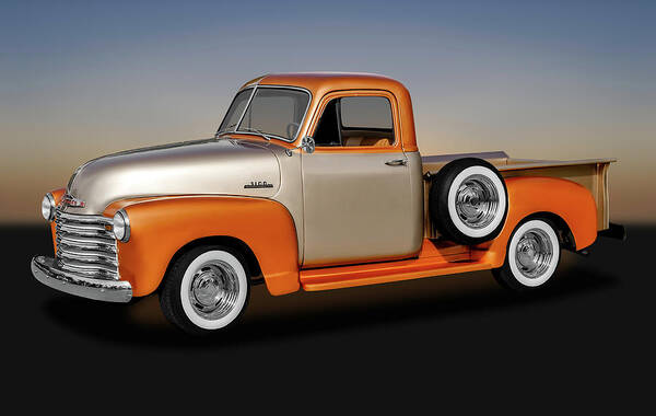 1953 Art Print featuring the photograph 1953 Chevrolet 3100 Series Pickup Truck  -  1953chevy3100trk170680 by Frank J Benz