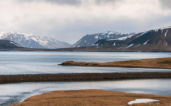 Icelandic Art Print featuring the photograph Icelandic mountain Landscape by Michalakis Ppalis