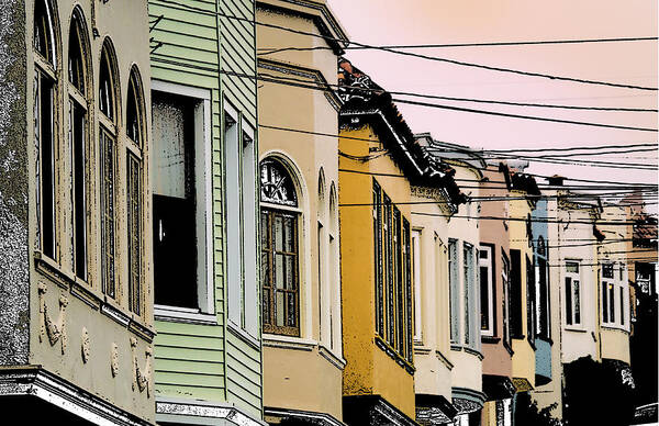 Housing Art Print featuring the photograph 24th Avenue by Jessica Levant
