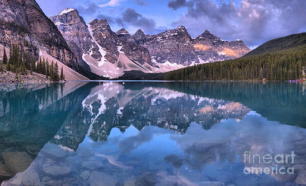  Art Print featuring the photograph Banff Mountains In The Sky by Adam Jewell