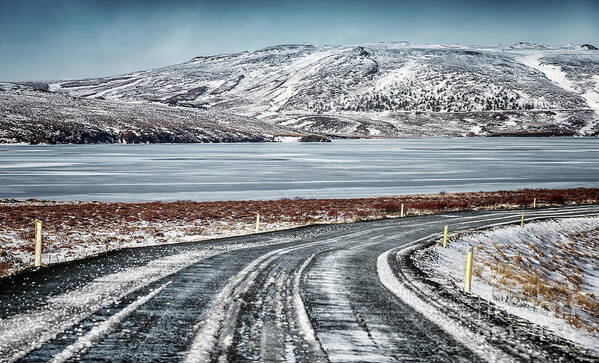 Arctic Art Print featuring the photograph Beautiful Iceland landscape by Anna Om