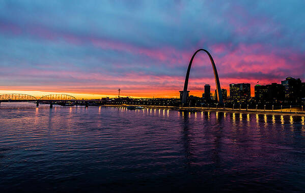 St. Louis Art Print featuring the photograph Beyond the Gateway by Marcus Hustedde