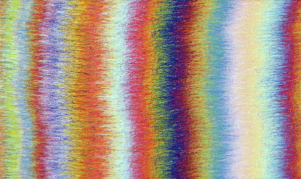 Color Art Print featuring the painting Color Wave Study Number Two by Stephen Mauldin