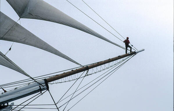 Tall Ships Art Print featuring the photograph Days gone by by David Shuler