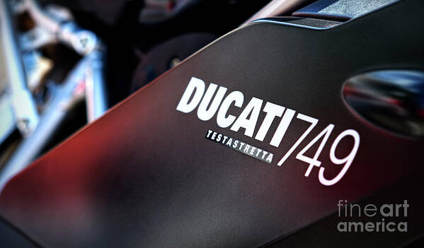 Ducati 749 Testastretta Art Print featuring the photograph Ducati Testastretta by Tim Gainey
