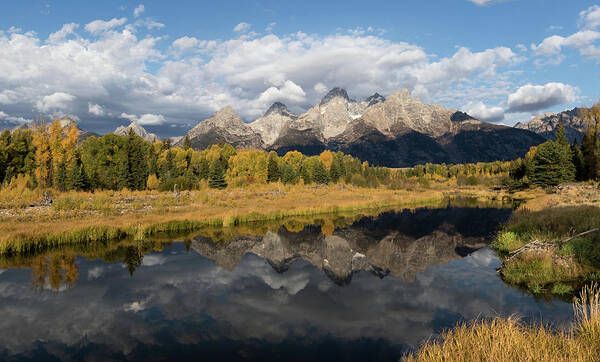 Grand Art Print featuring the photograph Fall in the Tetons by Ronnie And Frances Howard