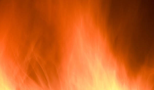 Flames Background Art Print featuring the photograph Fire flames abstract background by Michalakis Ppalis