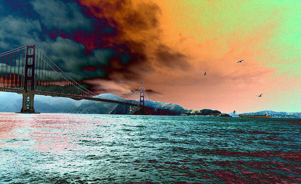 Bridge Art Print featuring the photograph Freedom by Tom Kelly