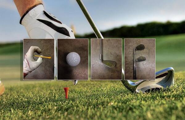 Alphabet Alphabet Photography Art Print featuring the photograph Golf by David Matthews