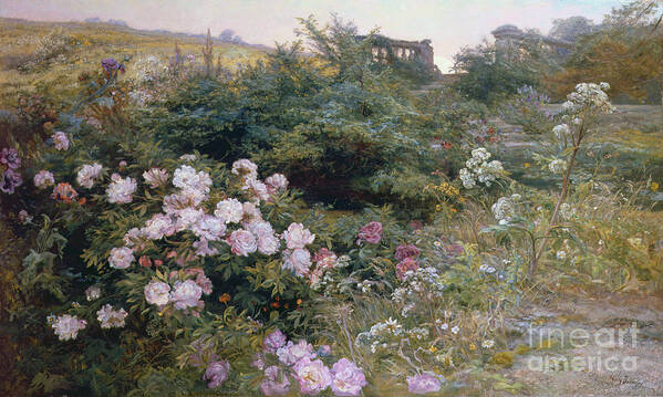 Full Art Print featuring the painting In Full Bloom by Henry Arthur Bonnefoy
