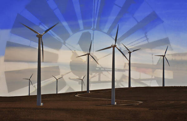 Wind Power Art Print featuring the digital art Inherit the Wind by John Christopher