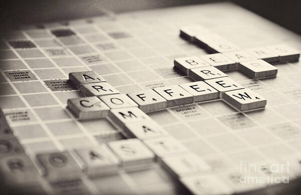 Words Art Print featuring the photograph Let's Play a Game by Pam Holdsworth