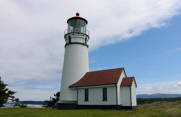 Oregon Art Print featuring the photograph Lighthouse - 2 by Christy Pooschke