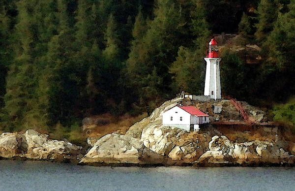Lighthouse Art Print featuring the photograph Lighthouse Dream by Ted Keller