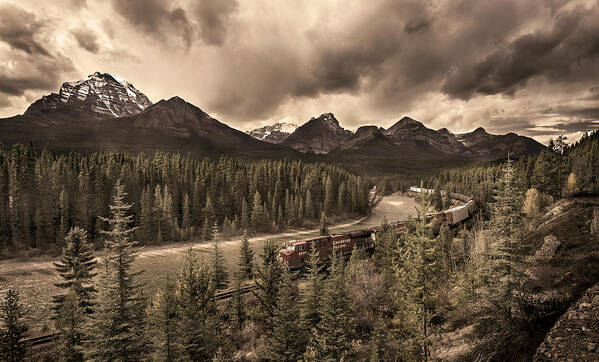 Morant's Curve Art Print featuring the photograph Long Train Running by John Poon