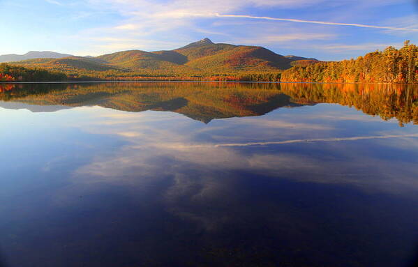 Mt. Chocorua In Blue Art Print featuring the photograph Mt. Chocorua in Blue by Suzanne DeGeorge