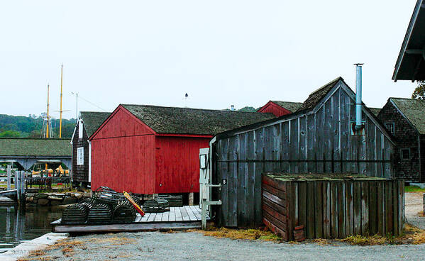 Mystic Seaport Art Print featuring the photograph Mystic Seaport #1 by Susan Vineyard