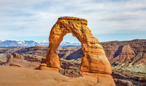 Arch Art Print featuring the photograph Nature's Delicate Balance by James Woody