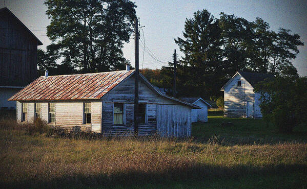 Barns Art Print featuring the photograph Out Building by Tim Nyberg