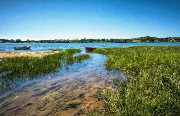 Inlet Art Print featuring the photograph Quiet Cove by Mary Clough