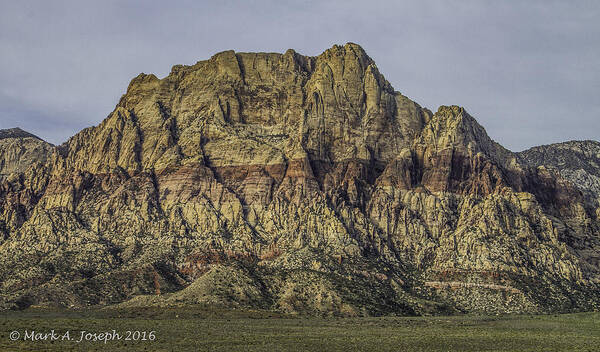 Red Rocks Canyon Art Print featuring the photograph Red Rocks by Mark Joseph