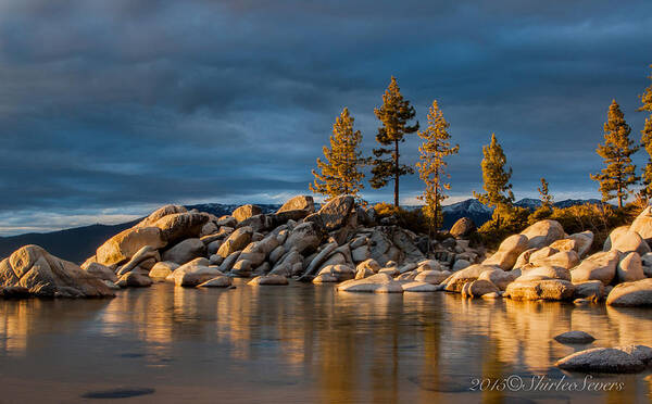 Sand Harbor Art Print featuring the photograph Award-Winning, Sand Harbor Light by Shirlee Severs