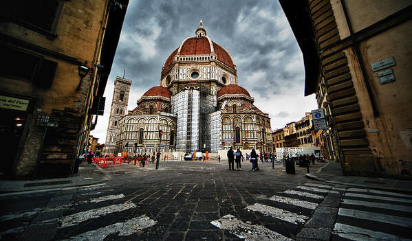 Architecture Art Print featuring the photograph Santa Maria del Fiore Cathedral by Jaroslaw Blaminsky