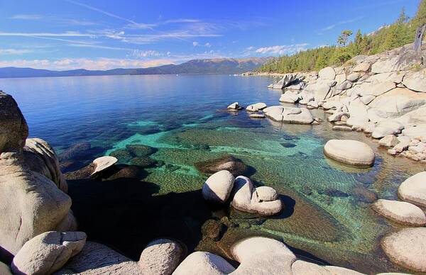 Lake Tahoe Art Print featuring the photograph Secrets of Her Soul by Sean Sarsfield
