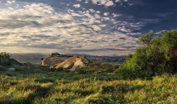 Simi Valley Art Print featuring the photograph Simi Valley Overlook by Endre Balogh