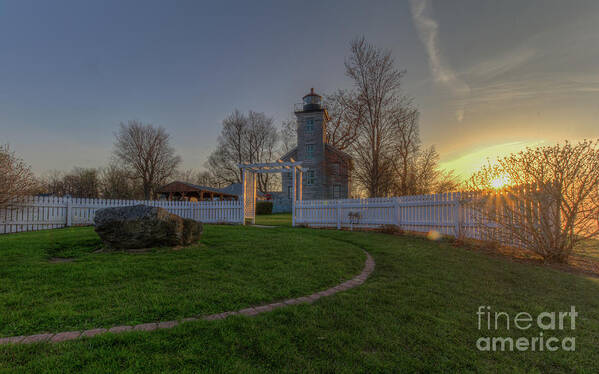 Lighthouse Art Print featuring the photograph Sodus Point Lighthouse by Rod Best
