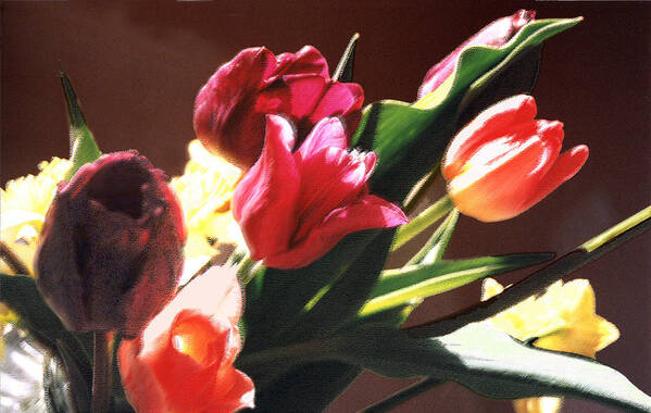 Floral Still Life Art Print featuring the photograph Spring Bouquet by Steve Karol