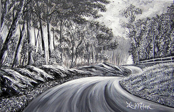 Trees Art Print featuring the painting Strollling Down Old Rapidan Road by Lee Nixon