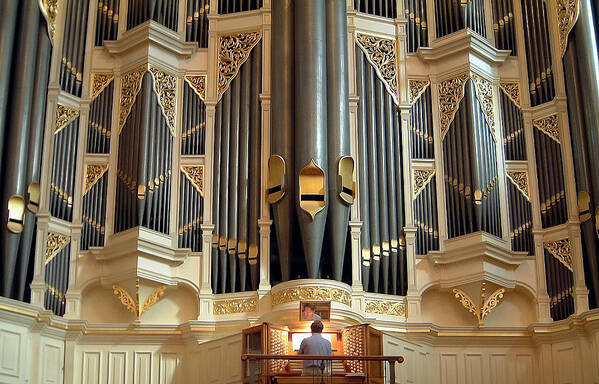 Organ Art Print featuring the photograph Sydney Town Hall organ by Jenny Setchell