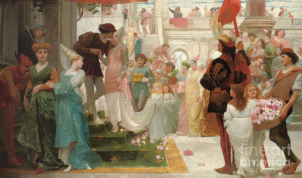 Prince Art Print featuring the painting The Prince's Choice by Thomas Reynolds Lamont
