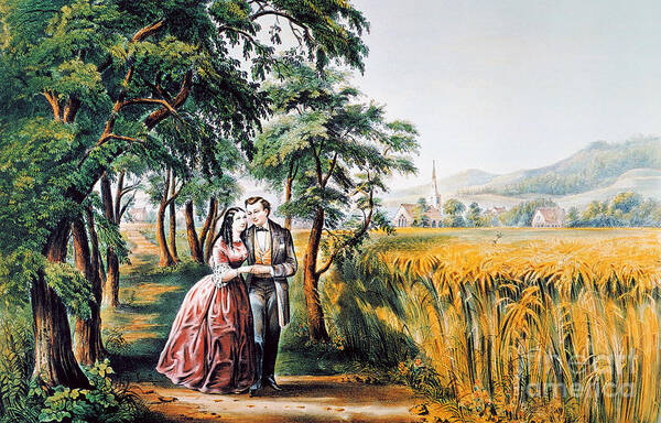 1868 Art Print featuring the photograph The Season Of Love by Granger
