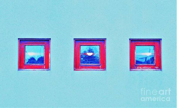 Windows Art Print featuring the photograph Threes by Merle Grenz