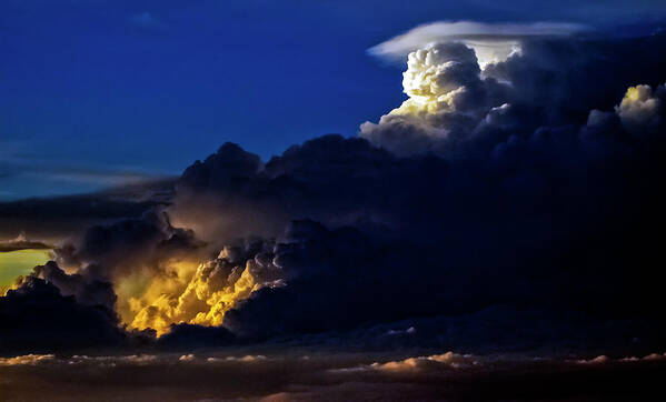 Thunderhead Art Print featuring the photograph Thunderstorm II by Greg Reed