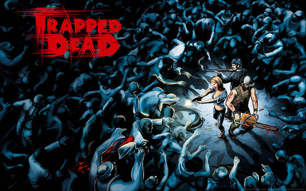 Trapped Dead Art Print featuring the digital art Trapped Dead by Maye Loeser