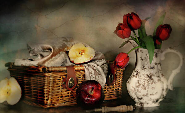 Still Life Art Print featuring the photograph Basket and All by Diana Angstadt
