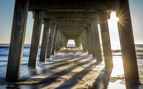 Georgia Art Print featuring the photograph Under the Pier #2 by Framing Places