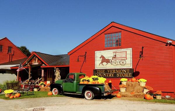 Vermont Art Print featuring the photograph Vermont Country Store by Linda Stern