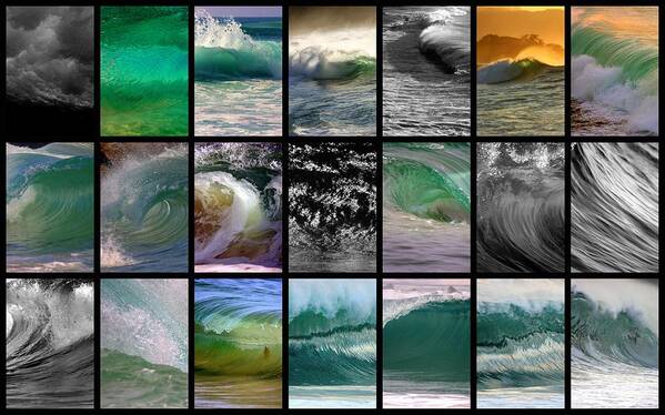 Landscape Art Print featuring the photograph Wave Chart by Brad Scott