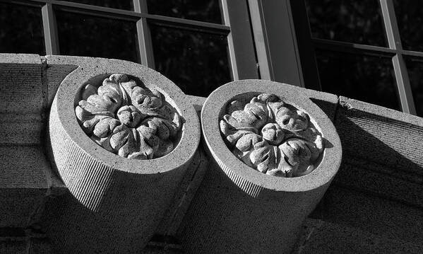 Architecture Art Print featuring the photograph Window Rosettes by Richard Rizzo