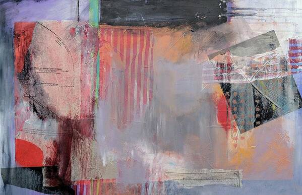 Loose Art Print featuring the painting Palimpsest #1 by Jillian Goldberg