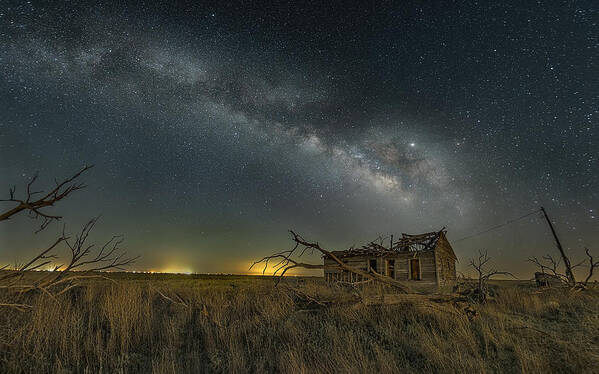 Milky Way Art Print featuring the photograph Backyard Memories II by James Clinich