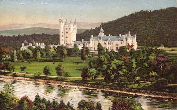 People Art Print featuring the photograph Balmoral Castle by Hulton Archive