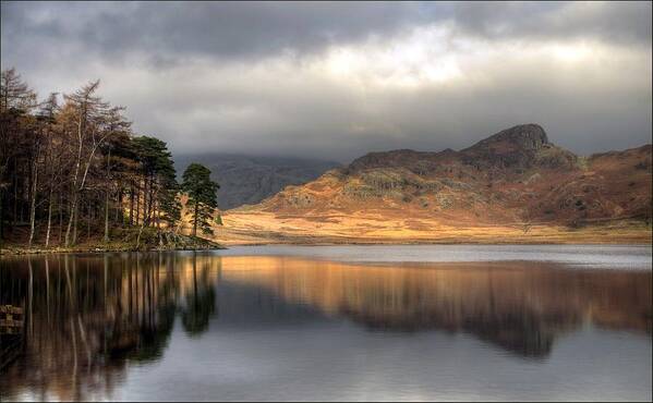 Tranquility Art Print featuring the photograph Clearing Weather At Blea Tarn by Terry Roberts Photography