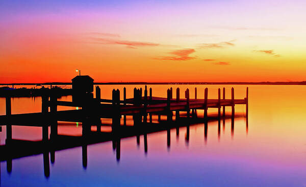 Dock Art Print featuring the photograph Dock of the bay by Bill Jonscher